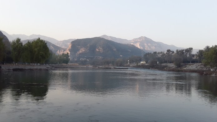 Fen River and Shanxi Mountains